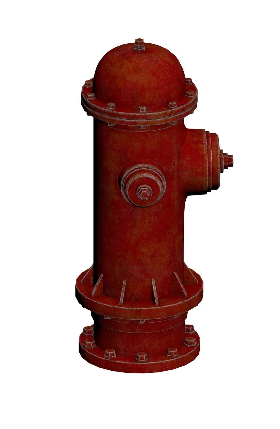 Fire Hydrant 3D model_5