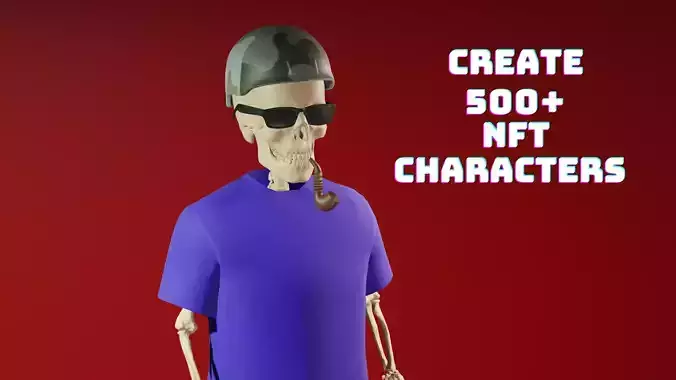 Skeleton - 3d NFT Characters I