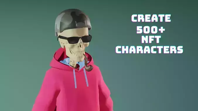 Skeleton - 3d NFT Characters III