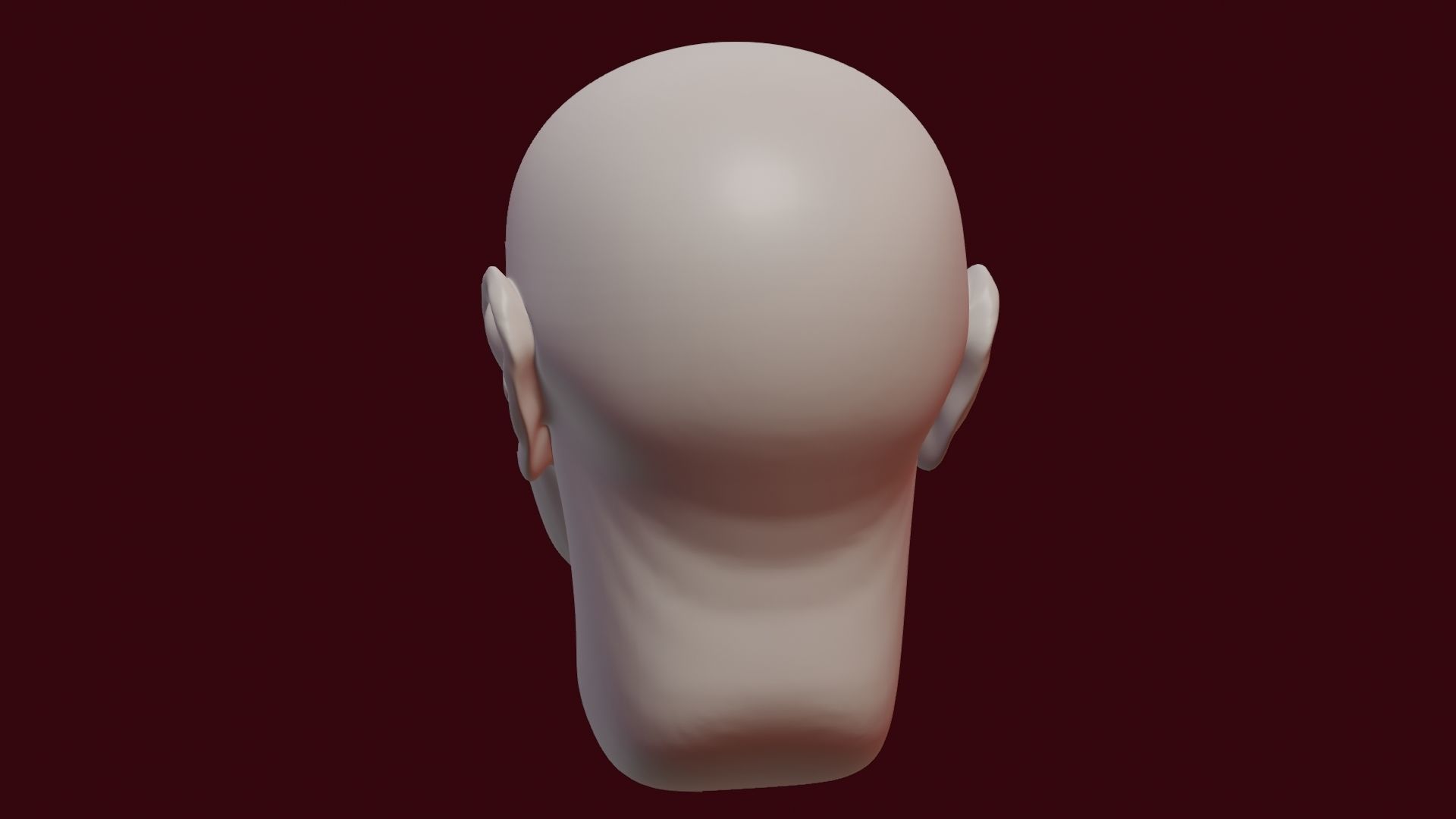 Face sculpt Low-poly 3D model_23