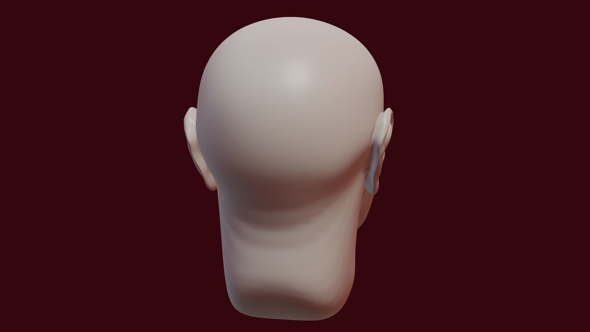 Face sculpt Low-poly 3D model_26