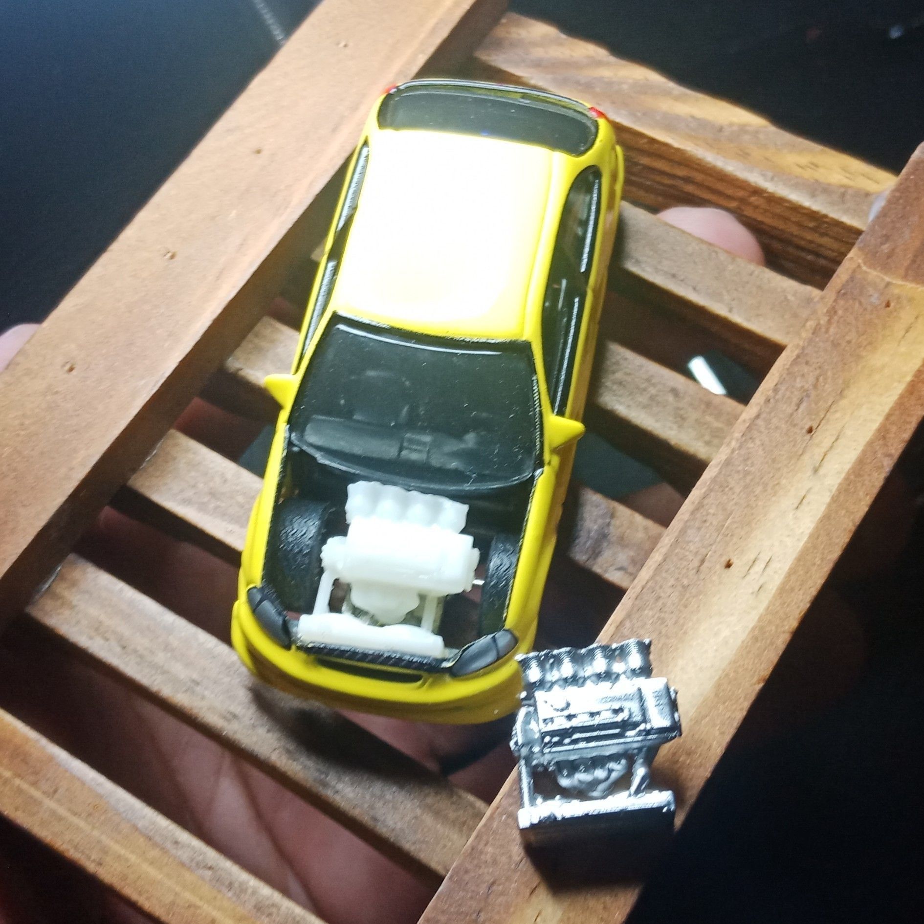 1 64 Scale Engine Diecast johnny lightning EK9 3D print model_3