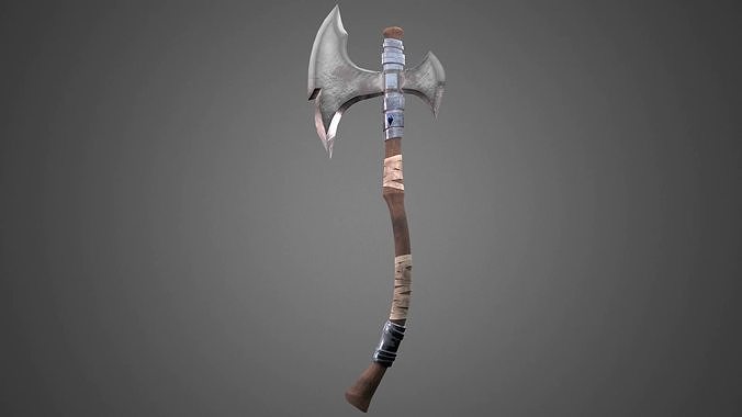 Axe 3D model Low-poly 3D model