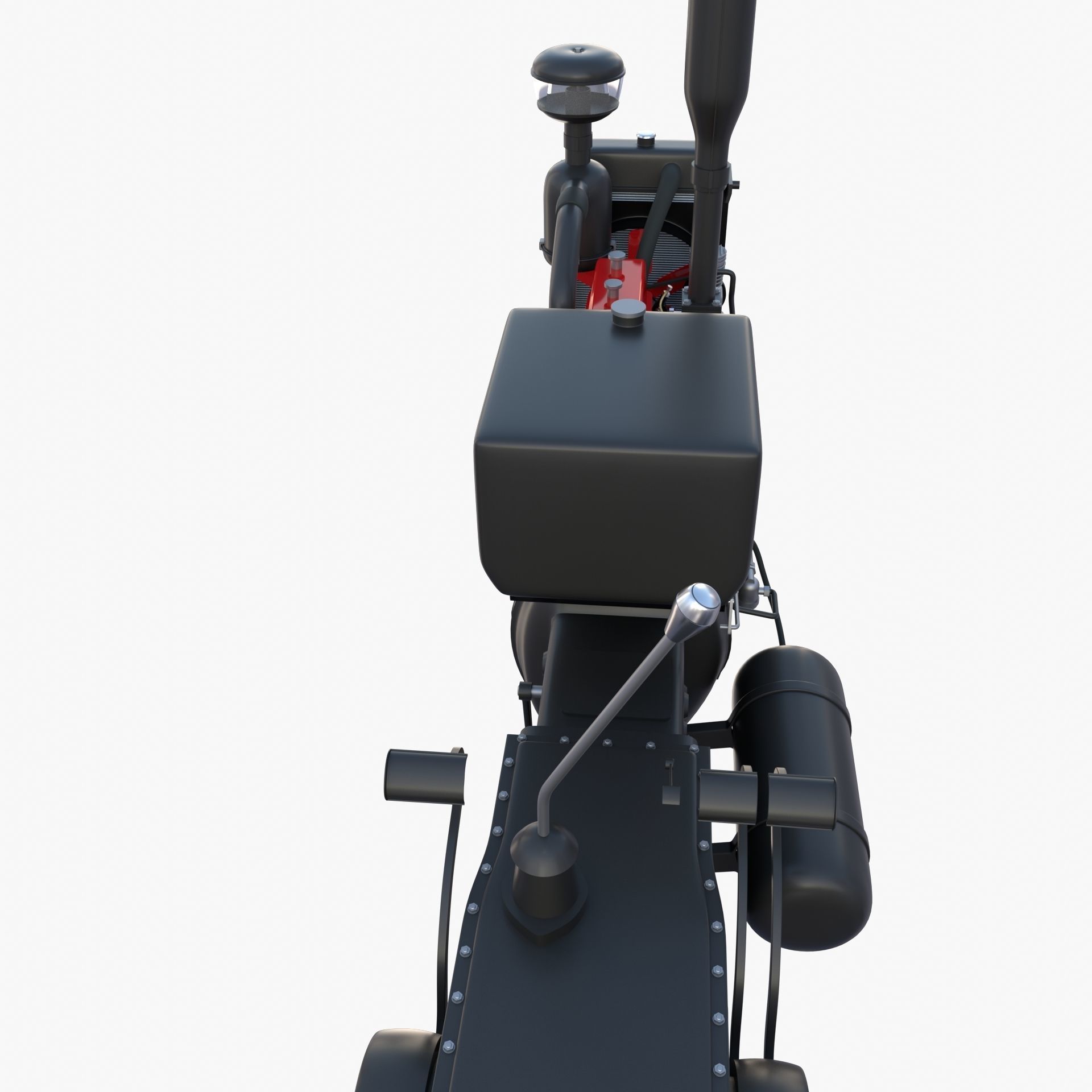 Tractor Drivetrain 3D model_7