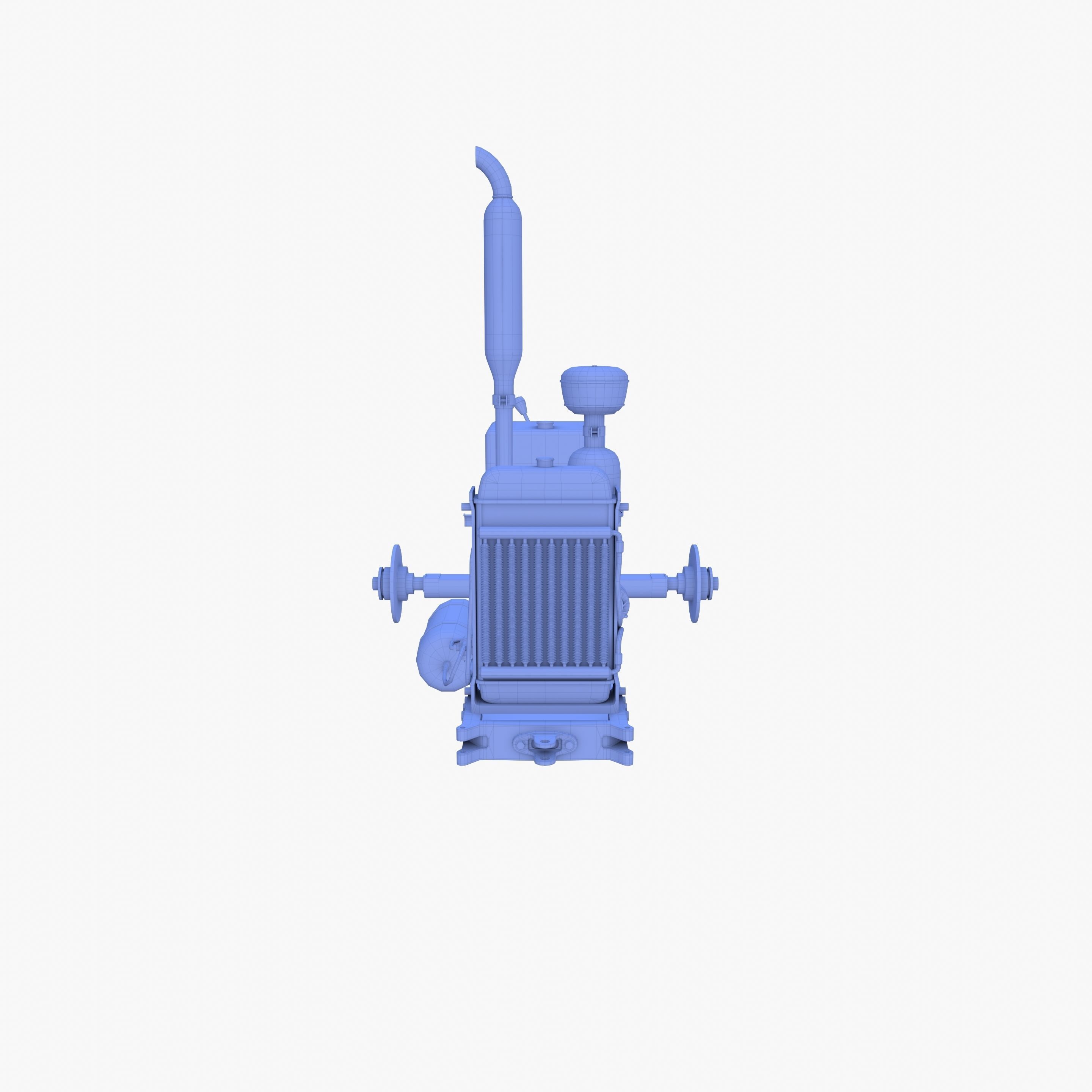 Tractor Drivetrain 3D model_9