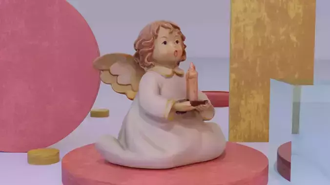 Angel poor art 01 high-poly