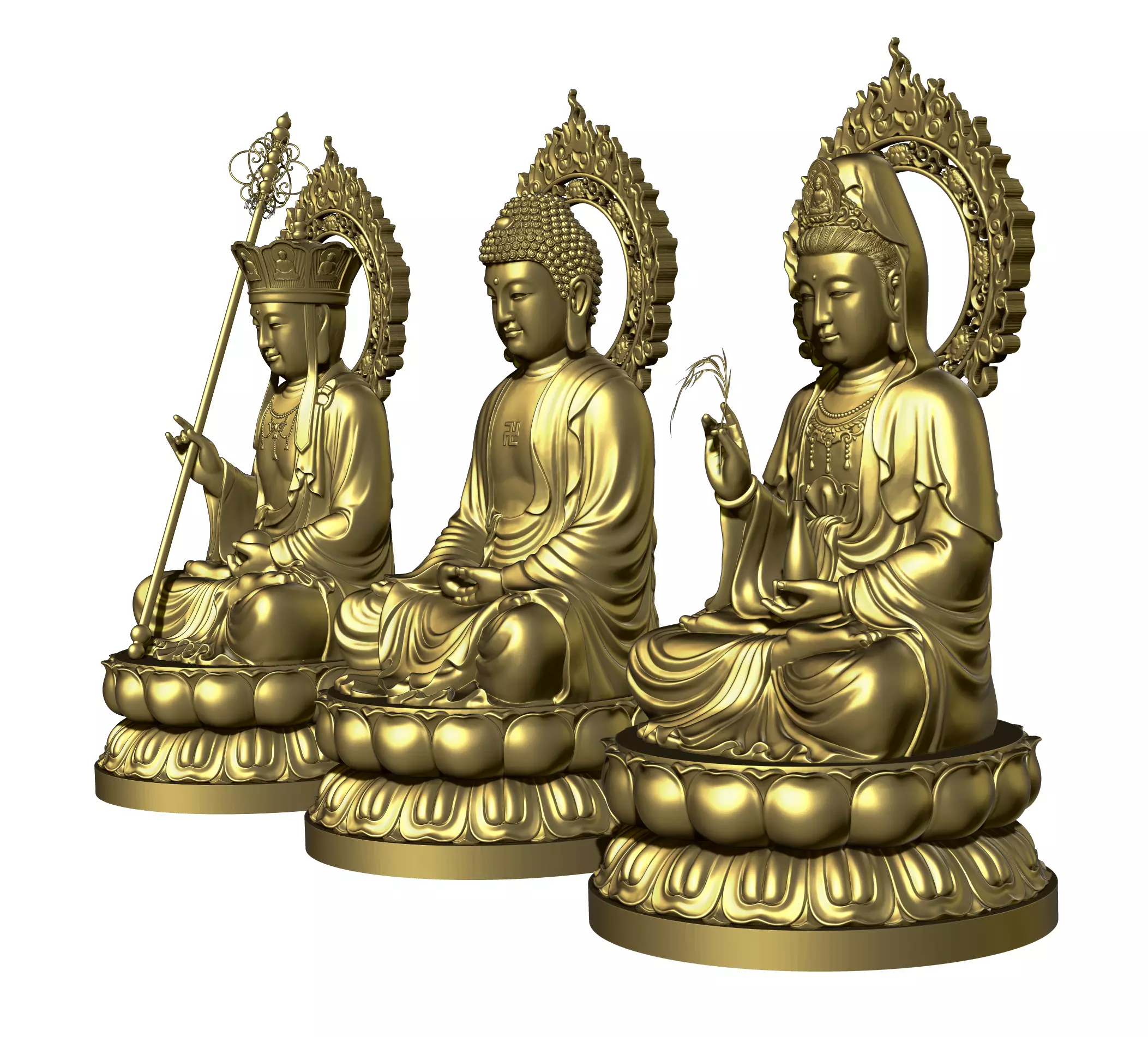 Saha Sansheng 3D print model_0