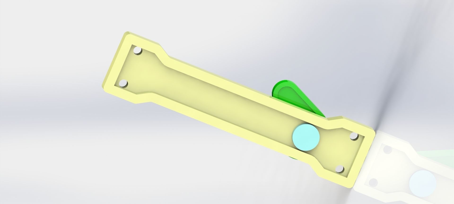 Cam and Spring  3D model_4