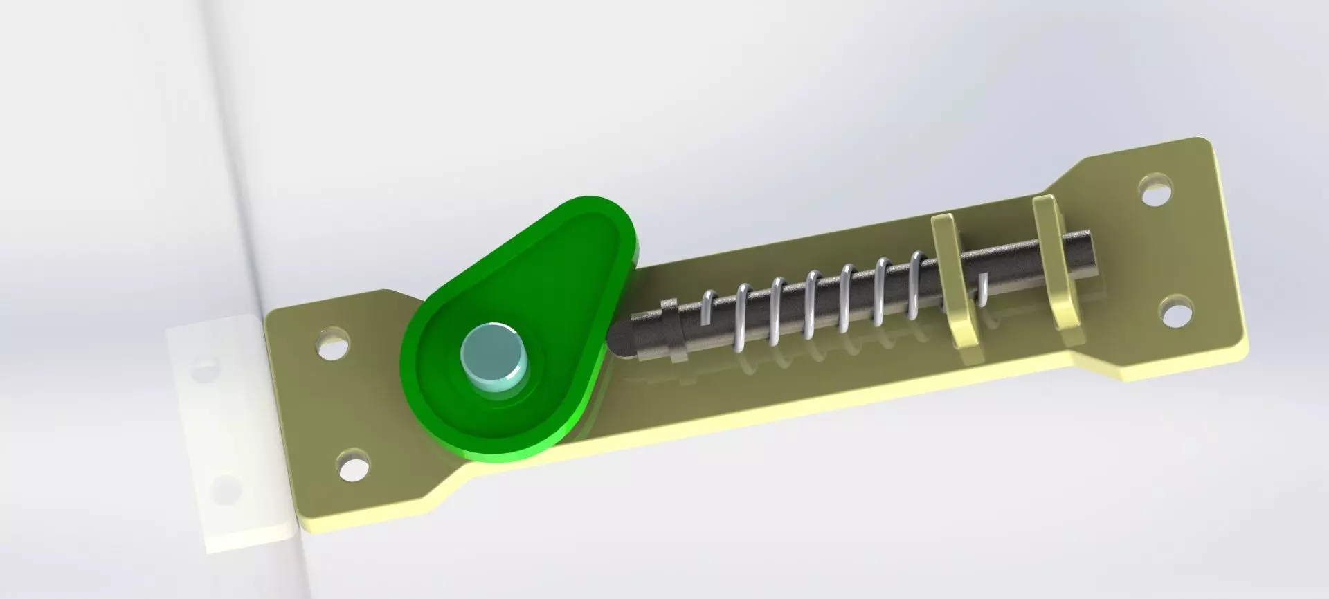 Cam and Spring  3D model_0