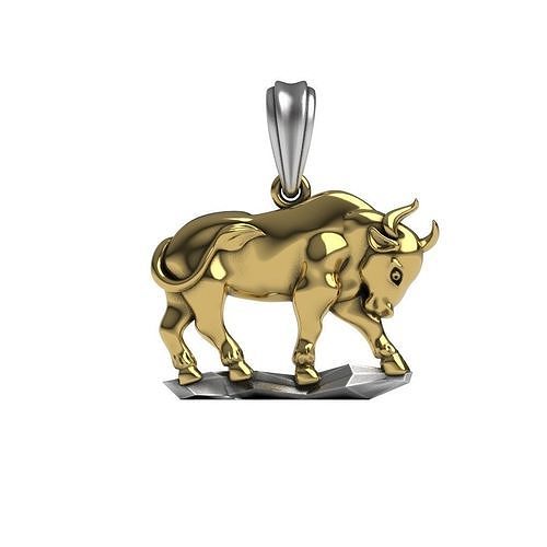Taurus Pendant 3D print model