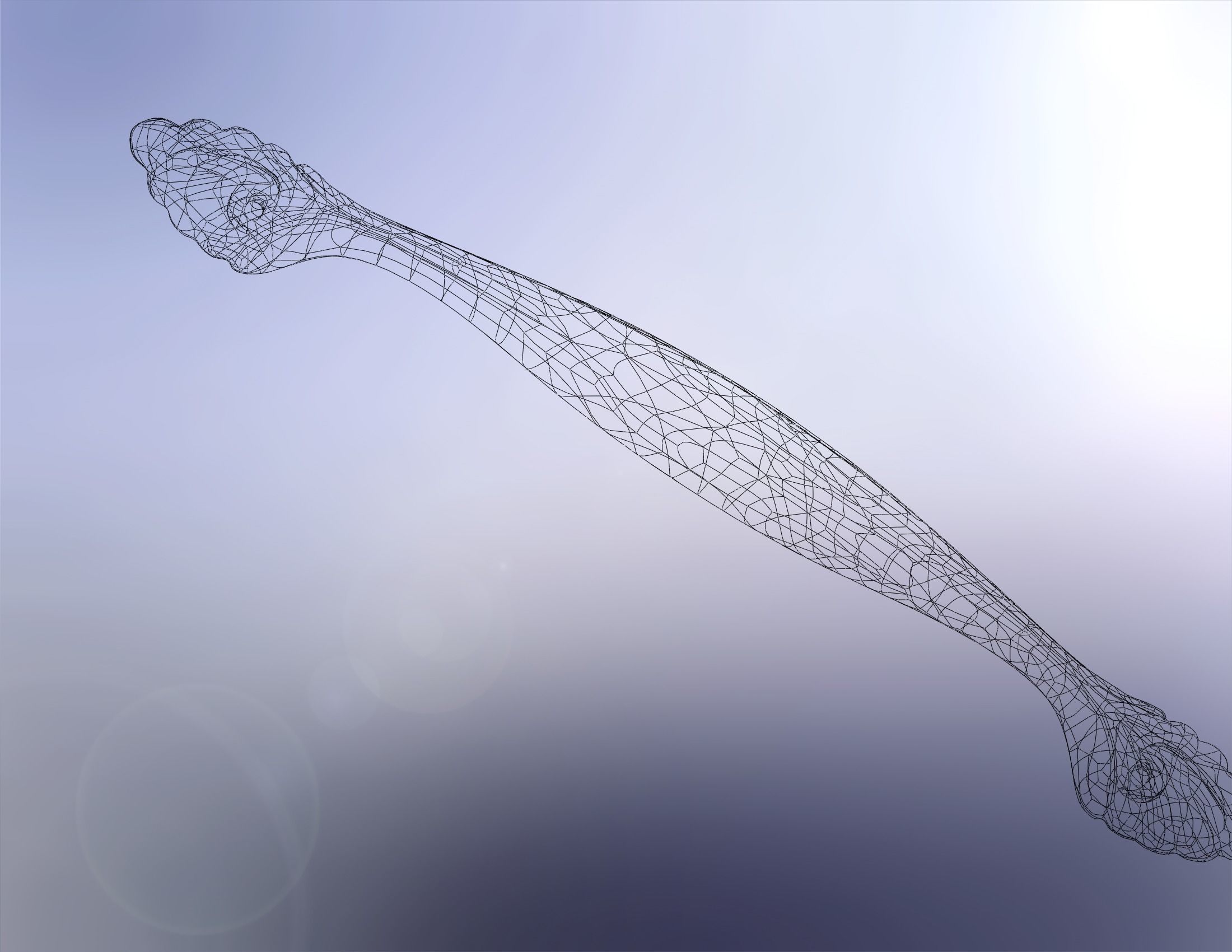 Door Handle 3D model_4