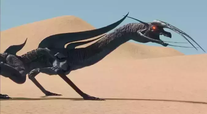 -Deathwyrm- creature 3D model