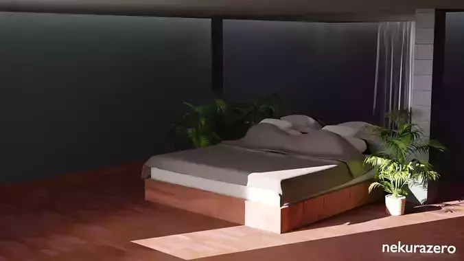 Bedroom Interior - Blender - Cycles X Render