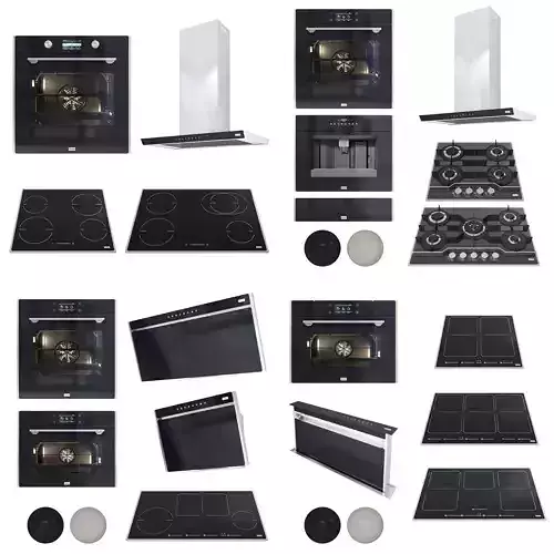 Kitchen Appliances Frames By Franke Collection Vol1 3D model