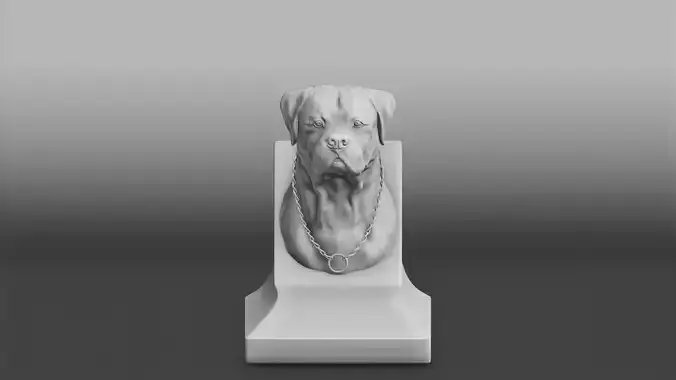 Printable Rottweiler 3D print model