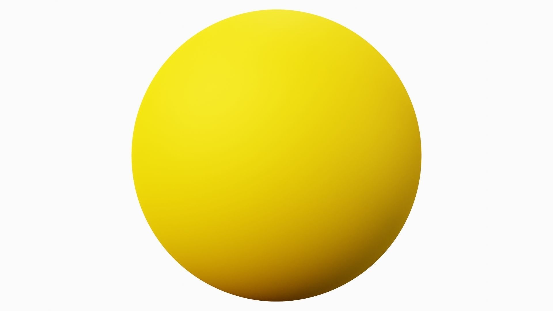 Smile or Happy yellow ball Emoticon Emoji or Smiley 3D model_4