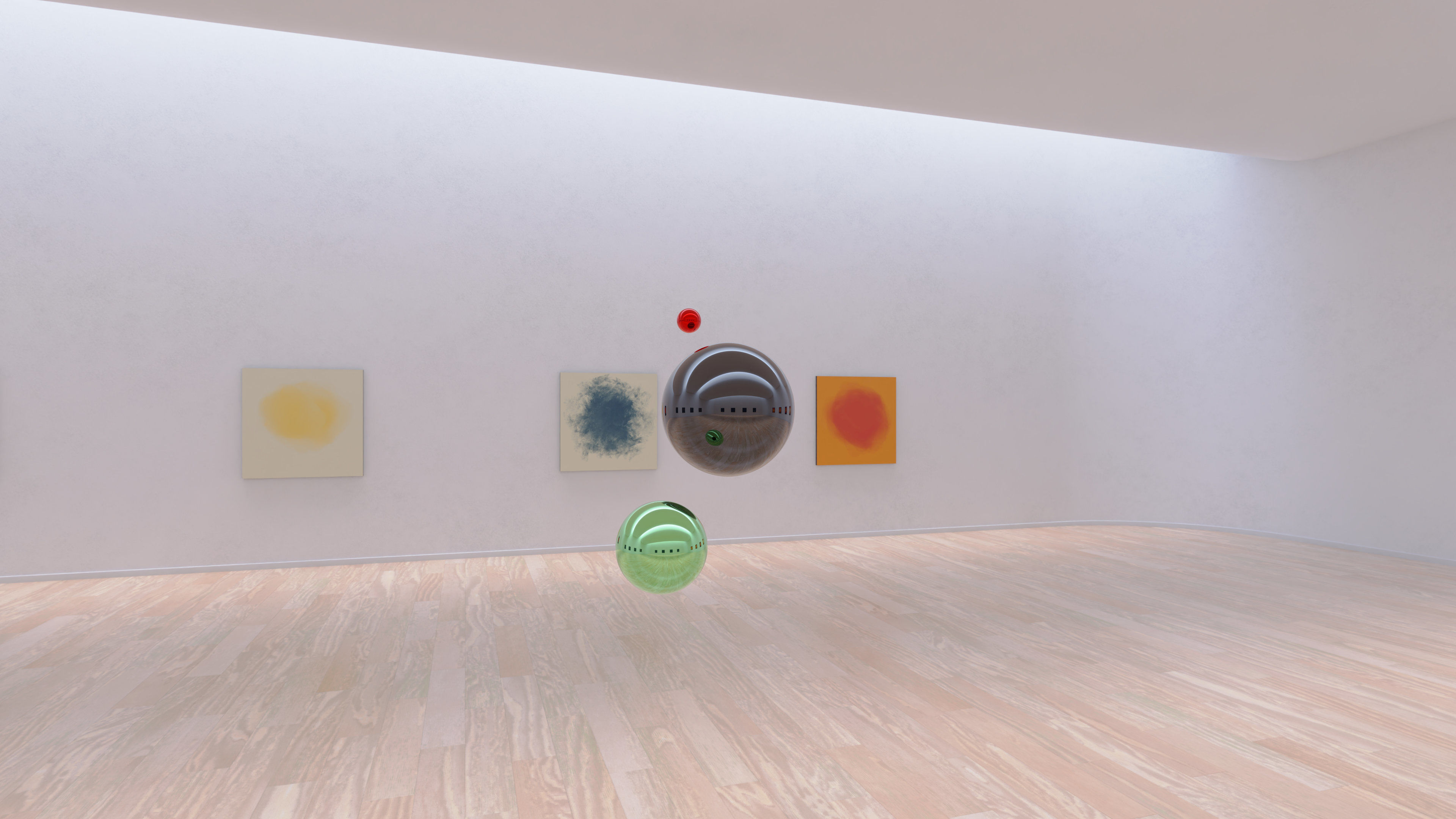 HDRI - Art Museum Gallery Interior 19 - 16384x8192 Texture_15