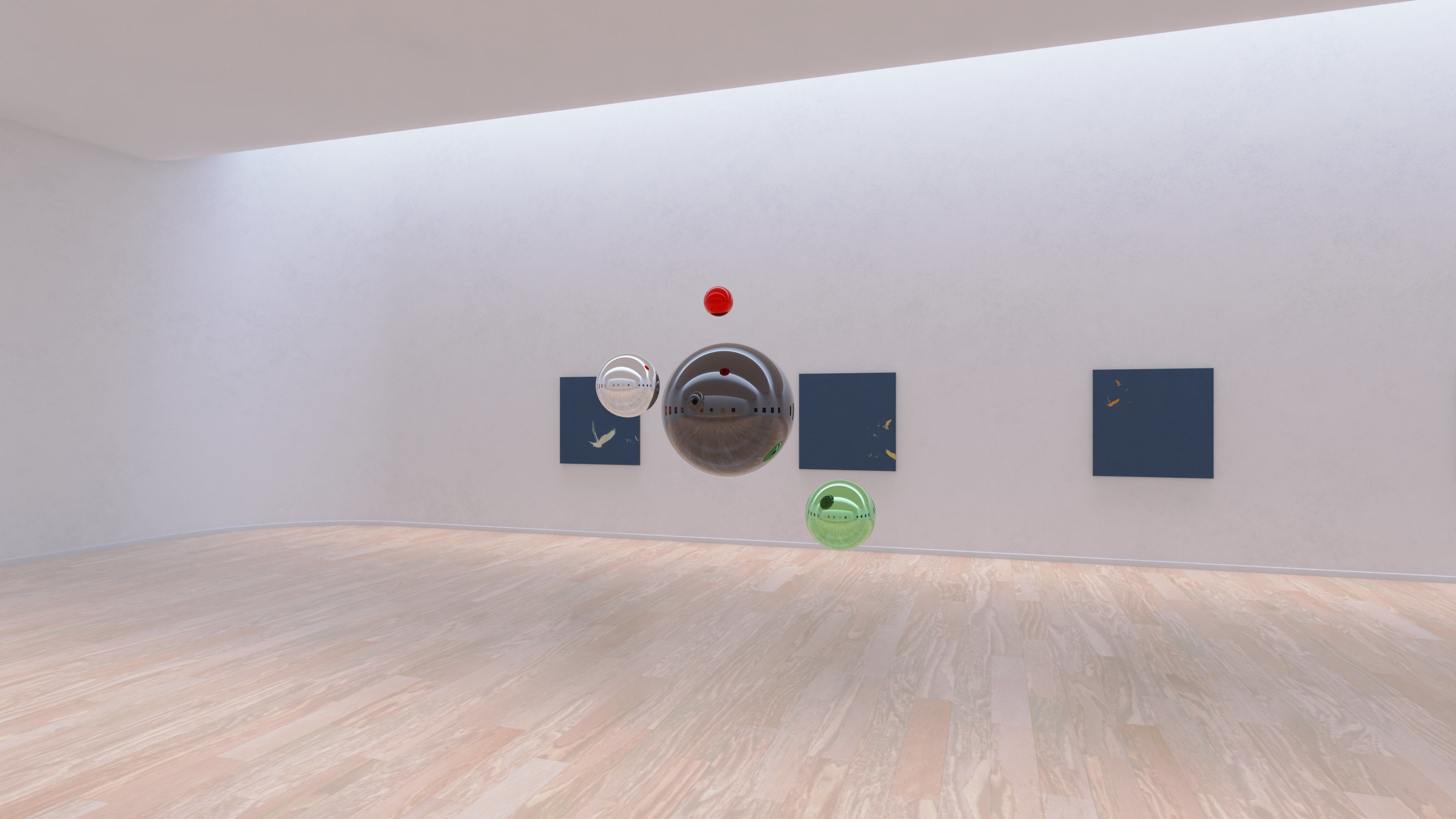 HDRI - Art Museum Gallery Interior 19 - 16384x8192 Texture_7