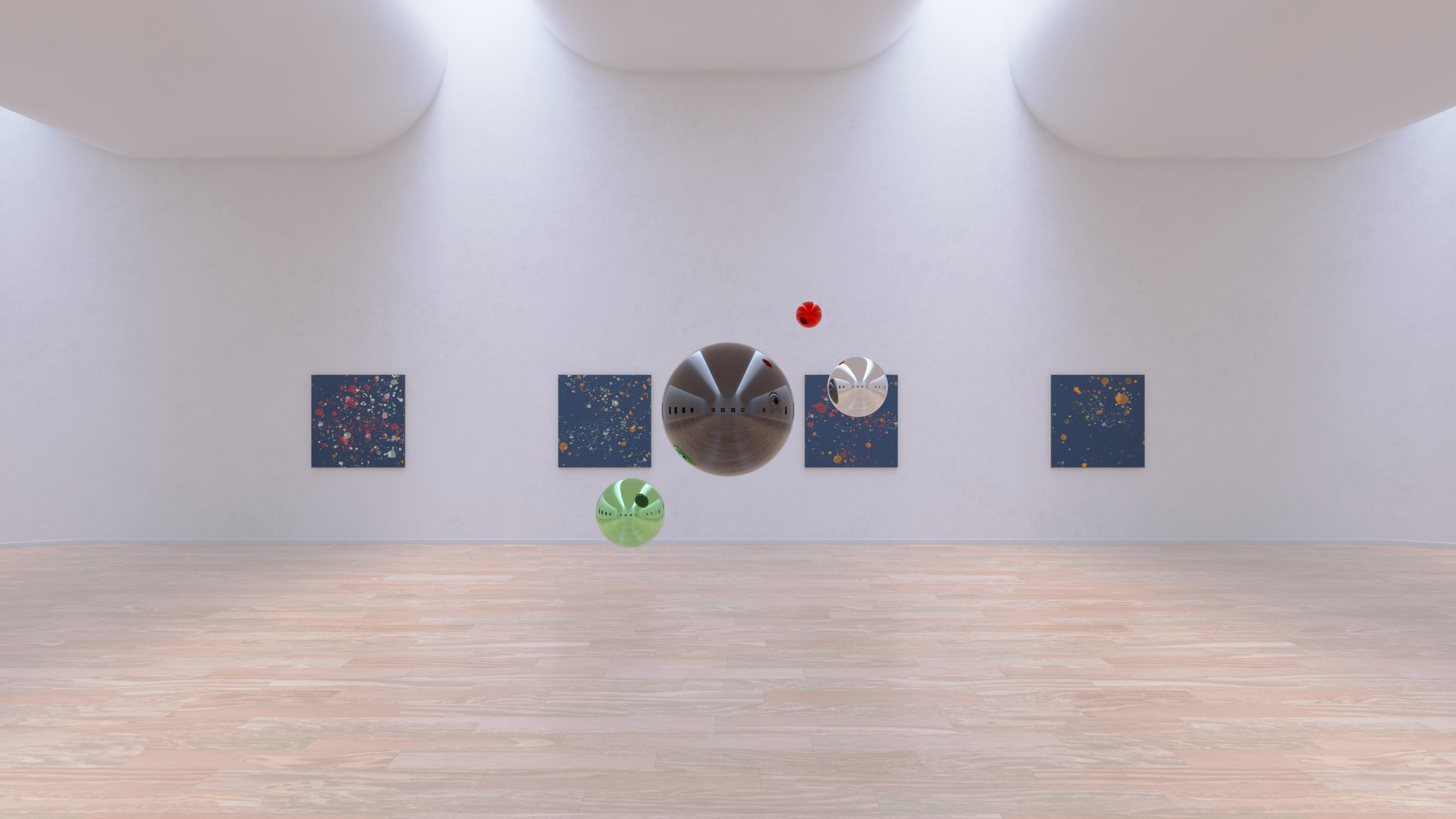 HDRI - Art Museum Gallery Interior 19 - 16384x8192 Texture_1