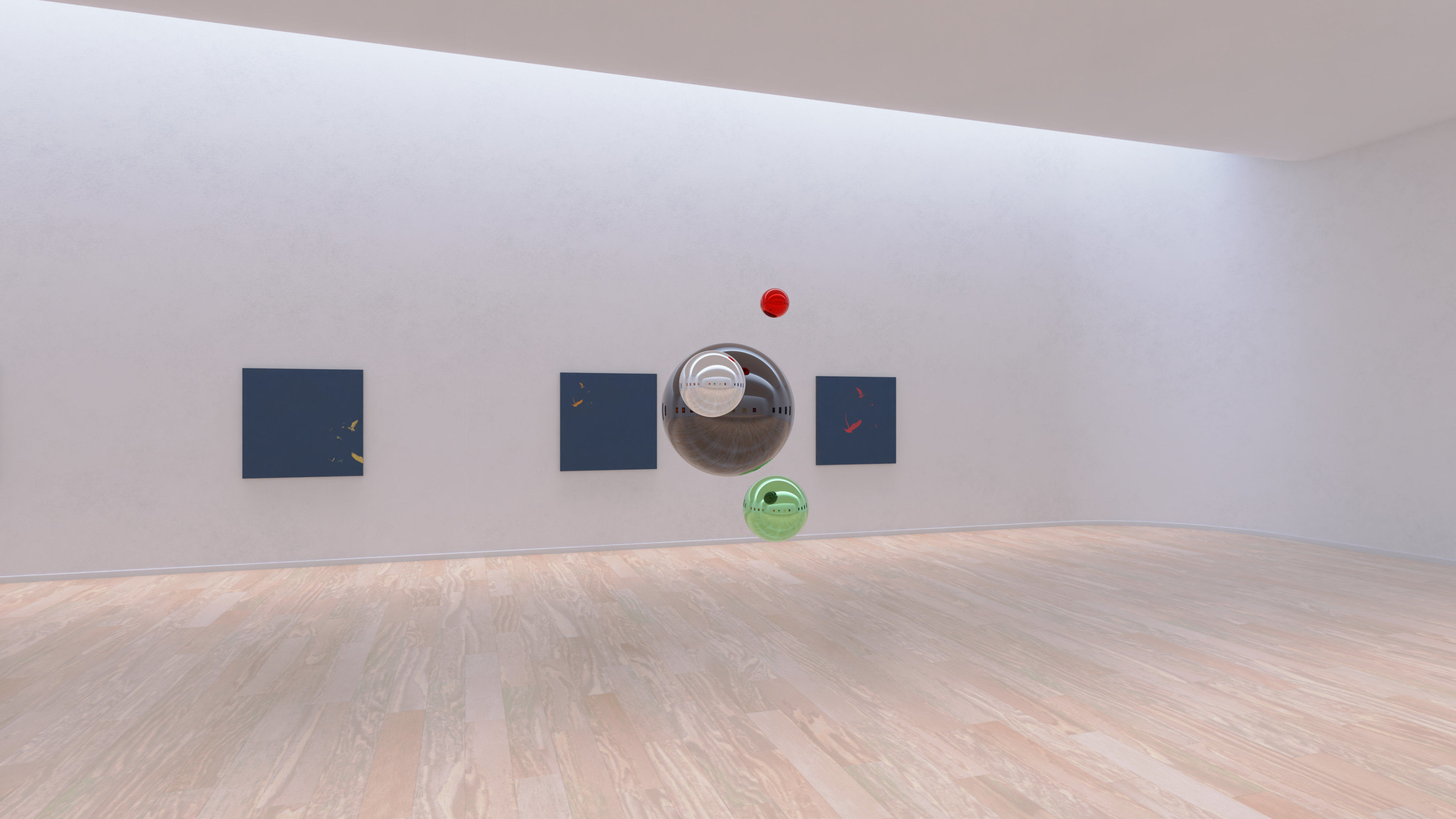 HDRI - Art Museum Gallery Interior 19 - 16384x8192 Texture_5