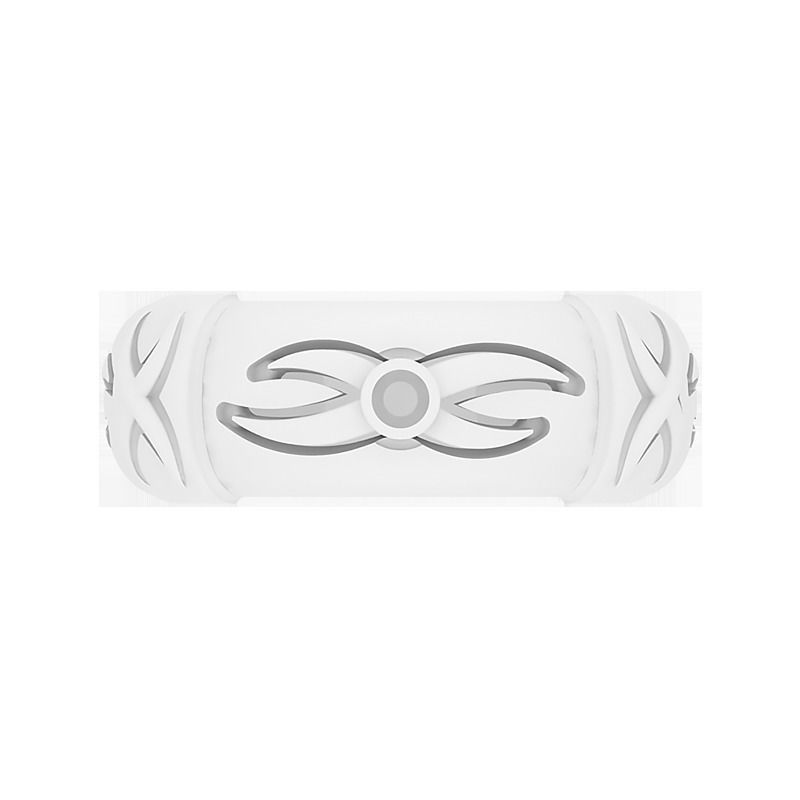 Wedding ring with a simple pattern Free 3D print model_2