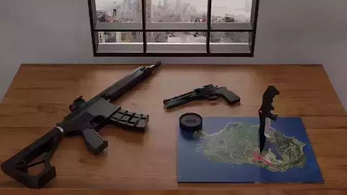 GUNS- NK 47 - RSH 12- sniper rifle