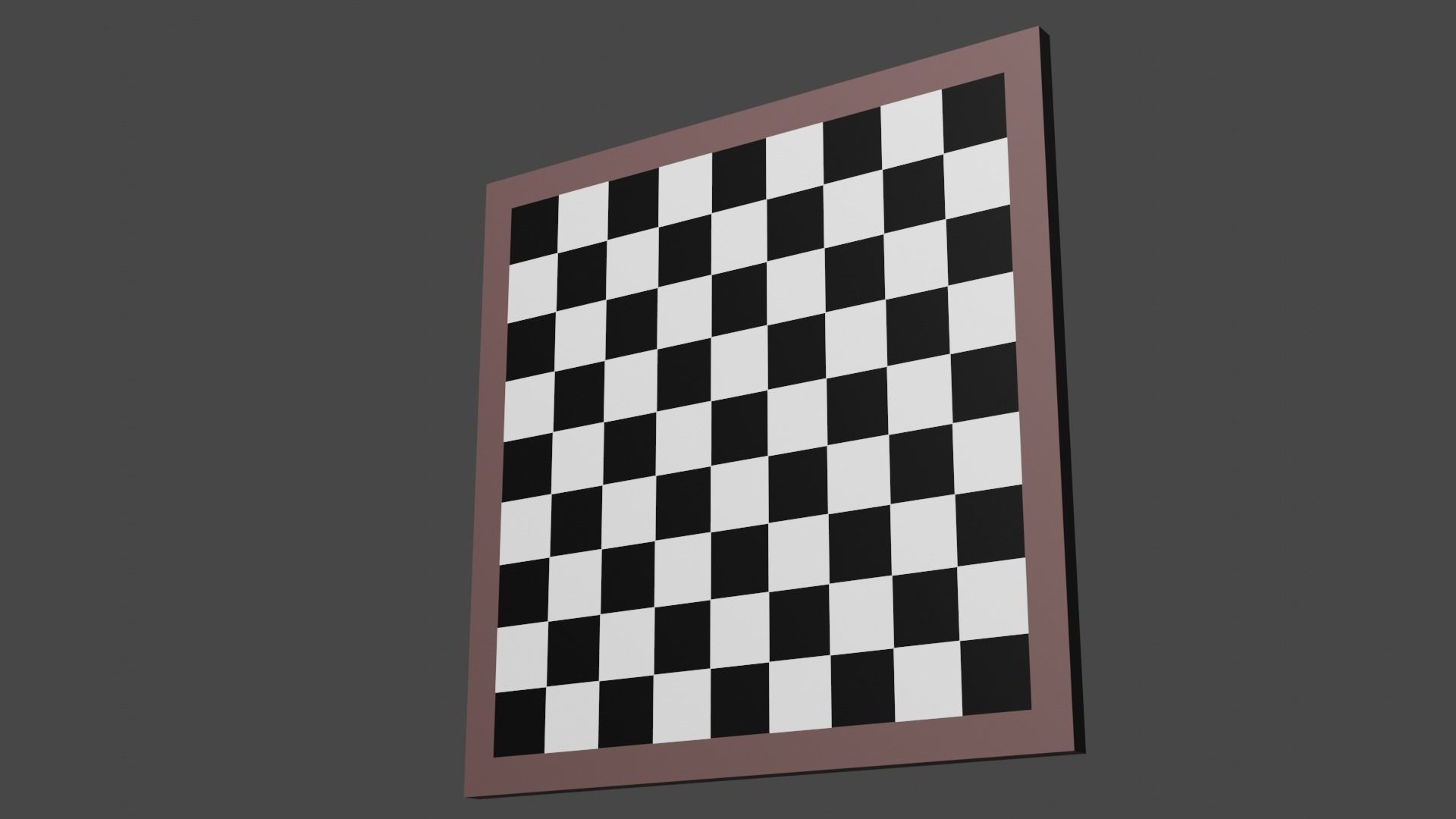 Simple Chessboard Free 3D model_1