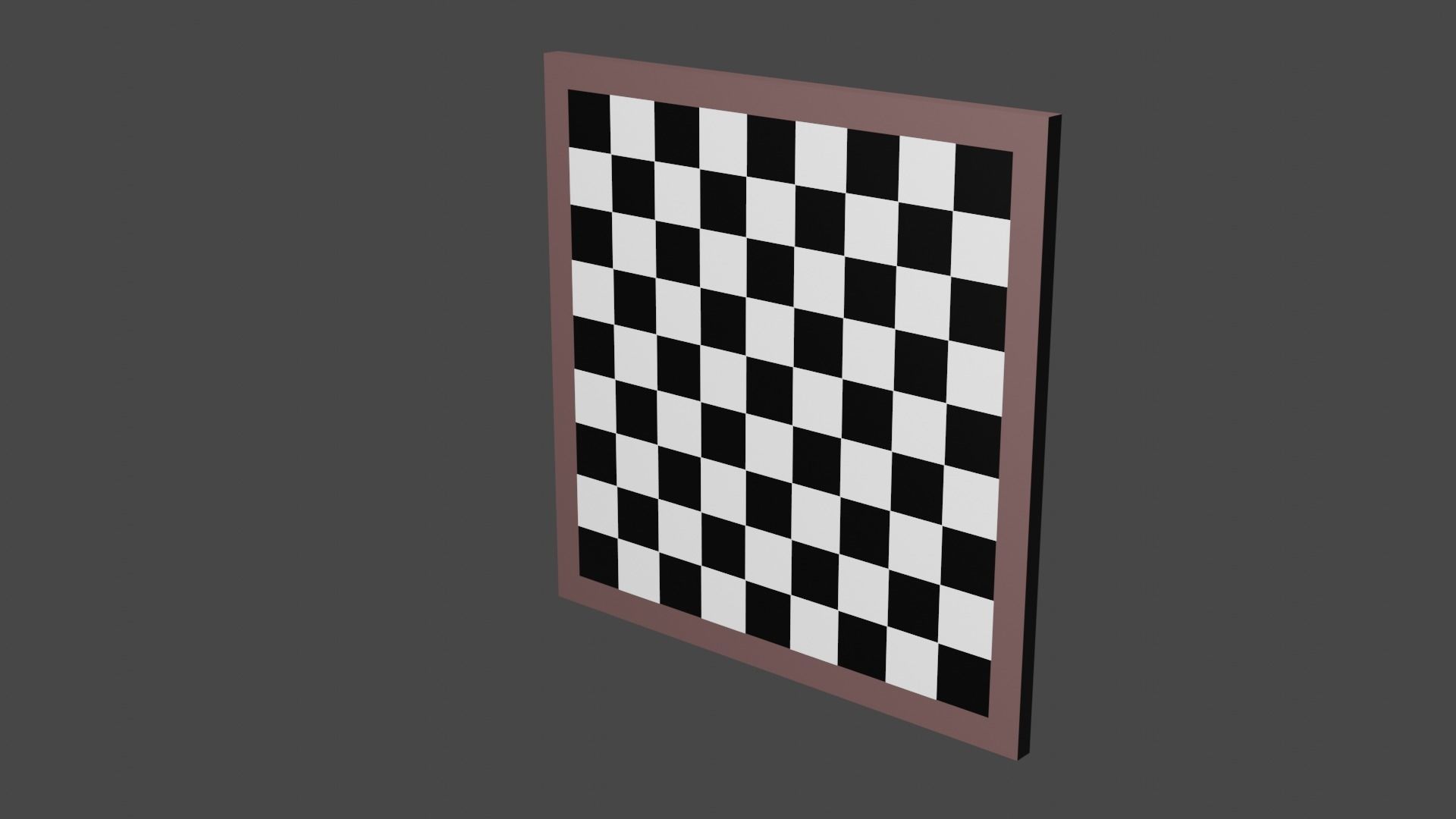 Simple Chessboard Free 3D model_3