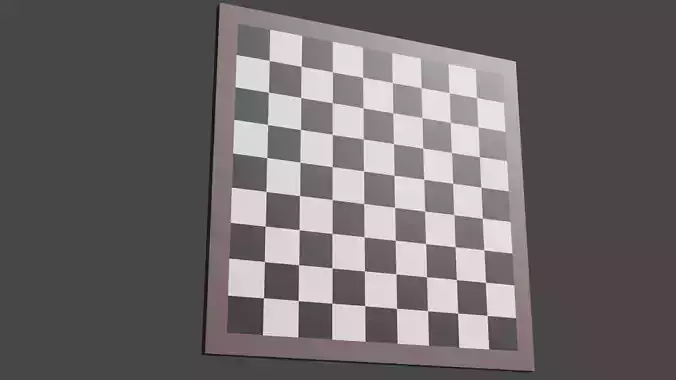 Simple Chessboard Free 3D model