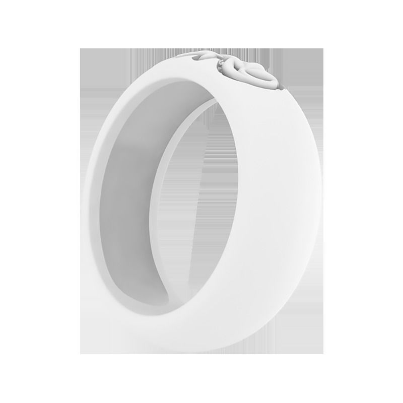 Wedding ring with a simple pattern and diamond 3D print model_5