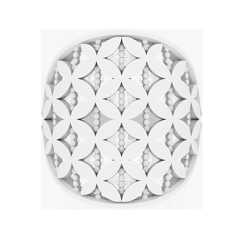 Ring round geometry 3D print model_1