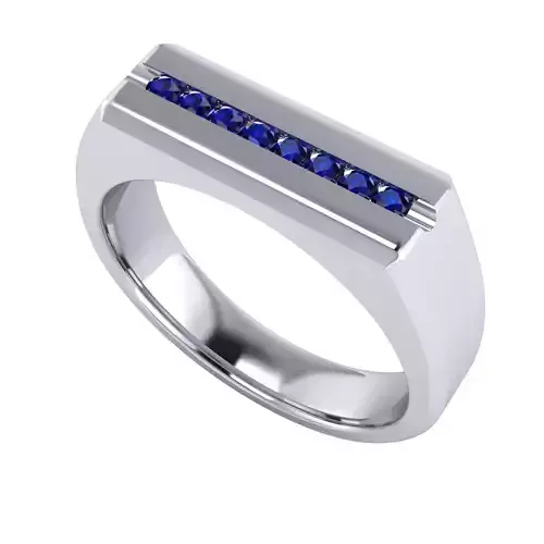 00008 mens sapphire ring