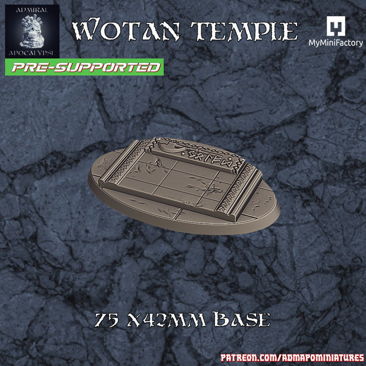 The Wotan Temple Set  25 Pre-supported models 3D print model_7