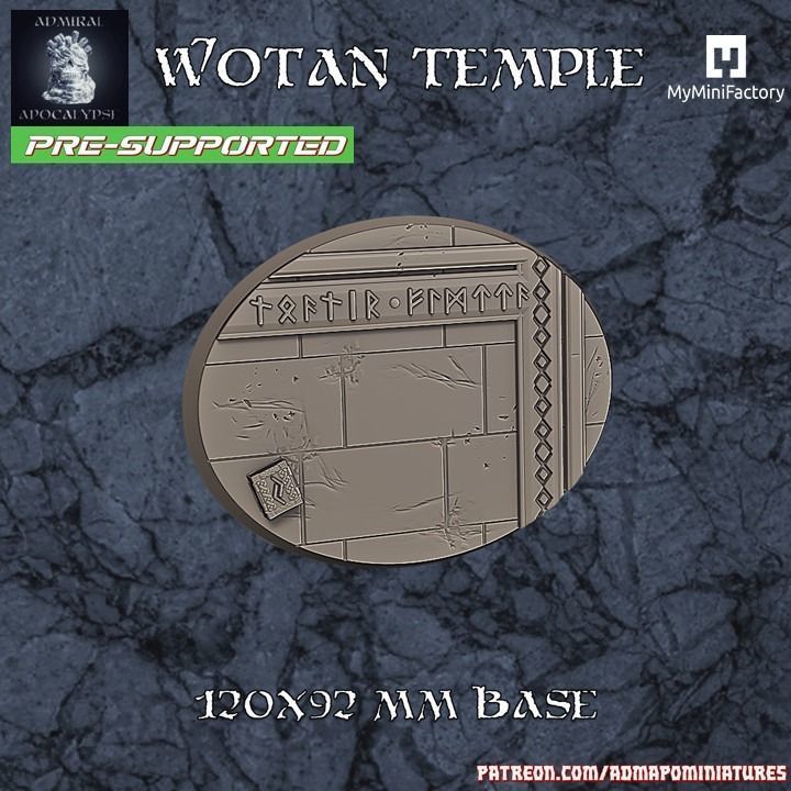 The Wotan Temple Set  25 Pre-supported models 3D print model_9