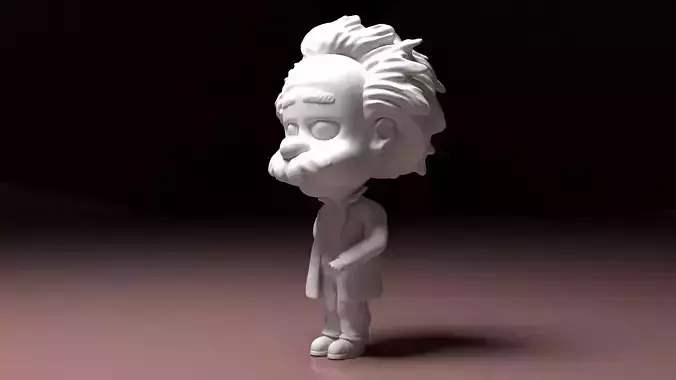Einstein albert 3D print model