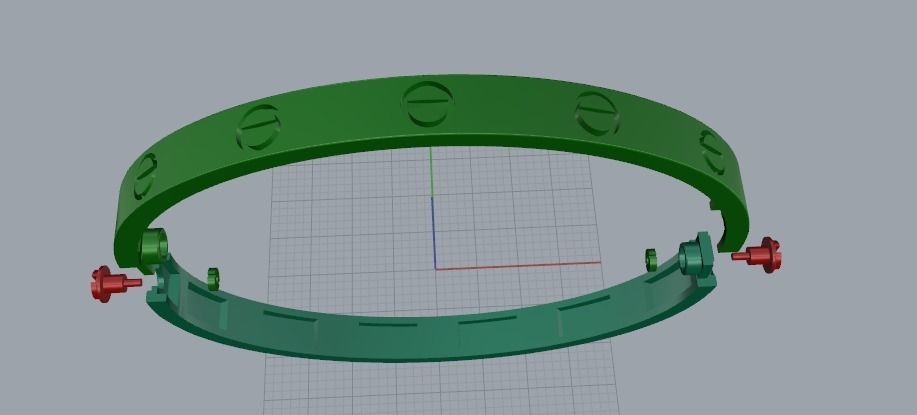 Bracelet Model 1230 3D print model_8