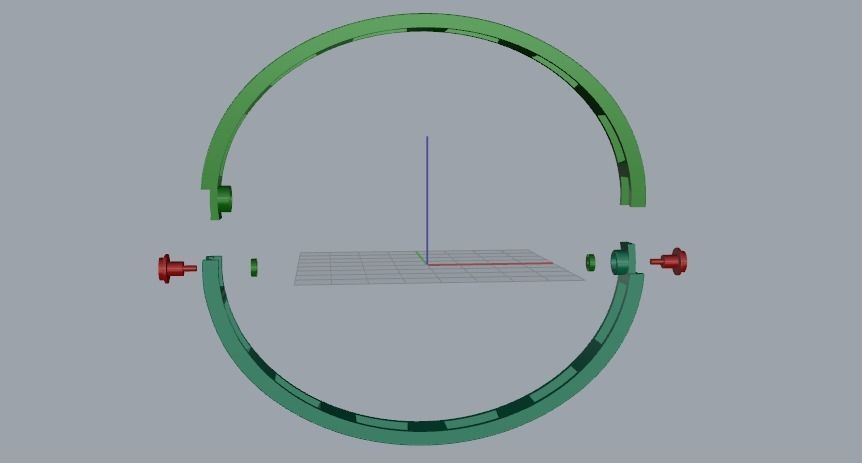 Bracelet Model 1230 3D print model_6