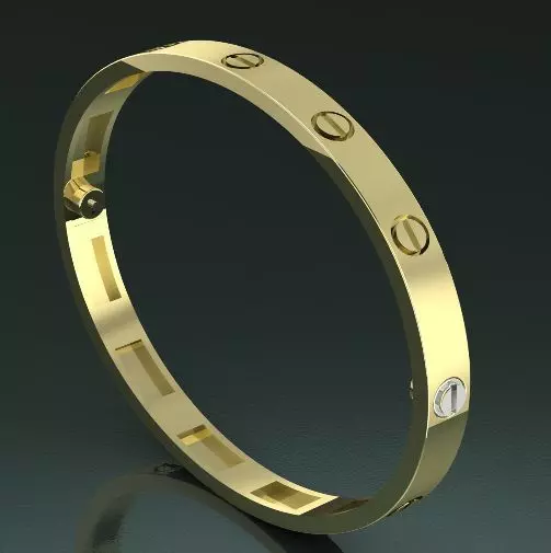 Bracelet Model 1230 3D print model_0