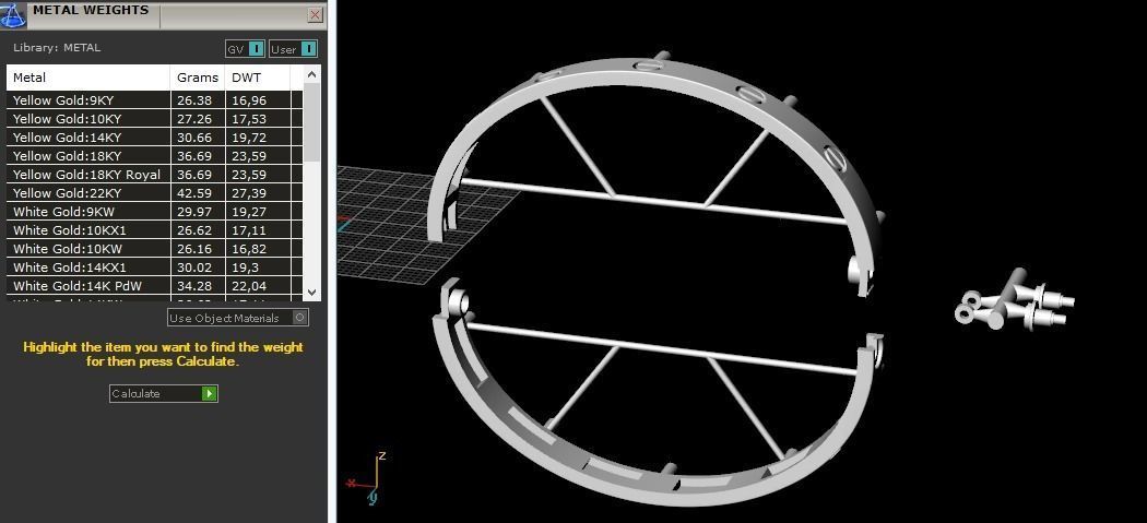 Bracelet Model 1230 3D print model_2