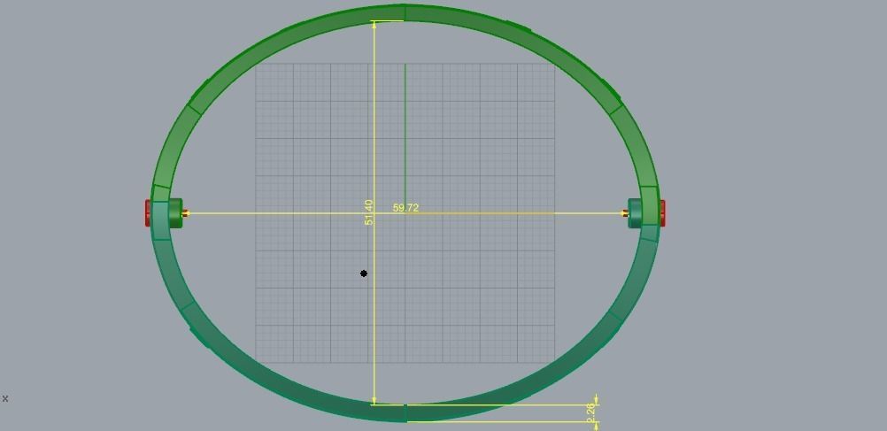 Bracelet Model 1230 3D print model_4