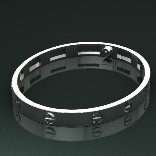 Bracelet Model 1230 3D print model_1