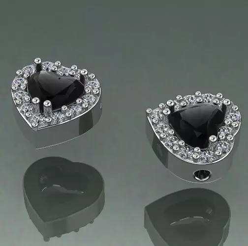 Heart pendant Model 1237 3D print model_0