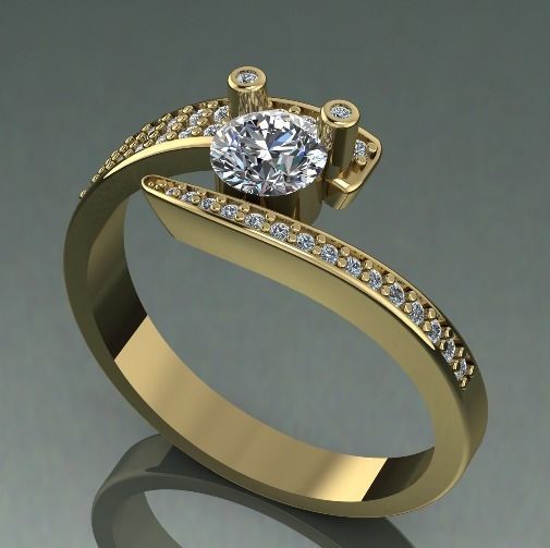 Ring Model 1264 3D print model_1