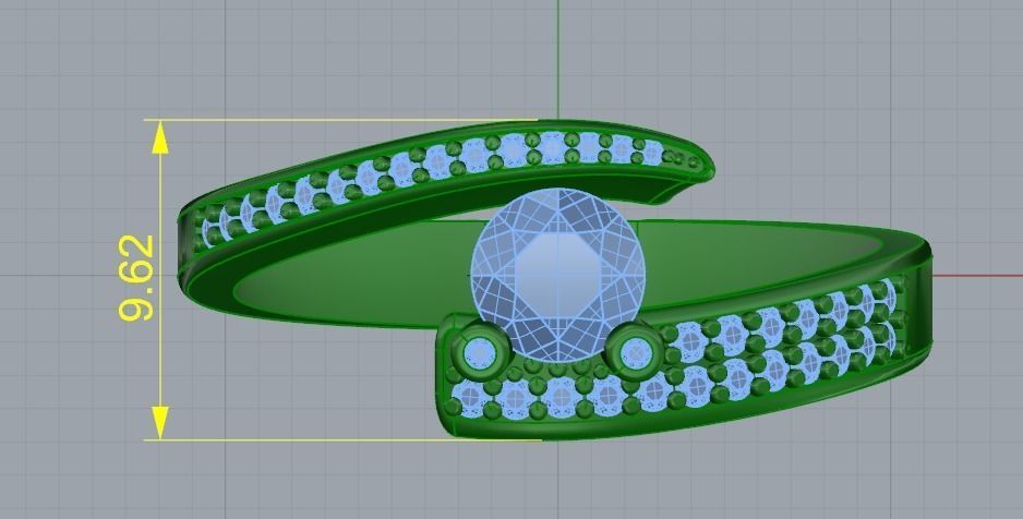 Ring Model 1264 3D print model_5