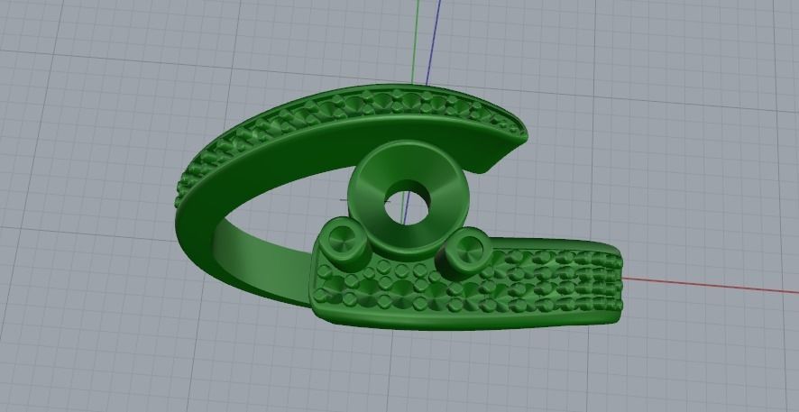 Ring Model 1264 3D print model_6