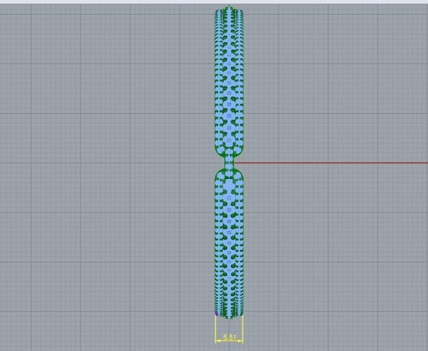 Bracelet Model 1261 3D print model_4