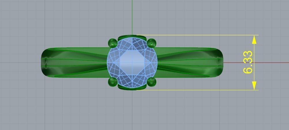 Ring Model 1255 3D print model_6