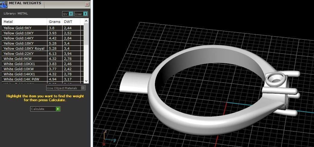 Ring Model 1255 3D print model_2