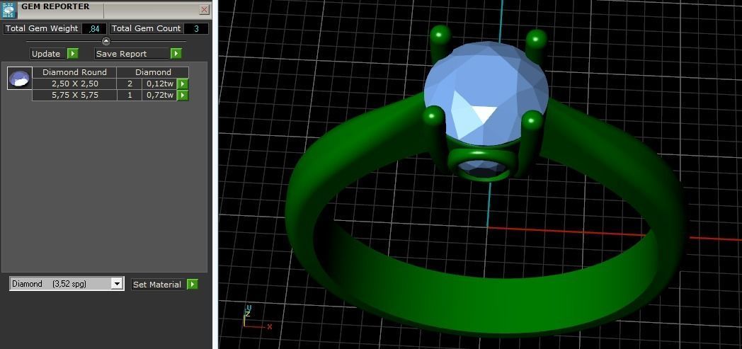 Ring Model 1255 3D print model_3