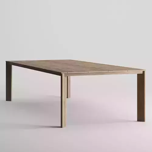 Wooden dining table